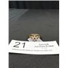 Image 1 : Very Pretty 10K Gold Ring w/ Blue Stones Weighing 3.03 gr