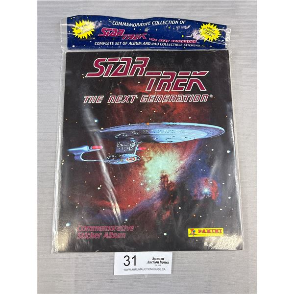 Star Trek The Next Generation Comemorative Book and Cards Still Sealed