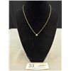 Image 1 : Sterling Silver Neckalce w/ "A" Pendant