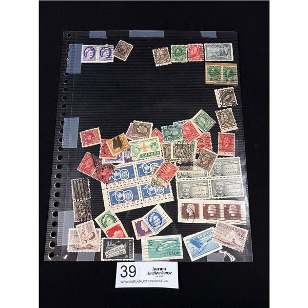 Vintage Canadian Stamp Lot