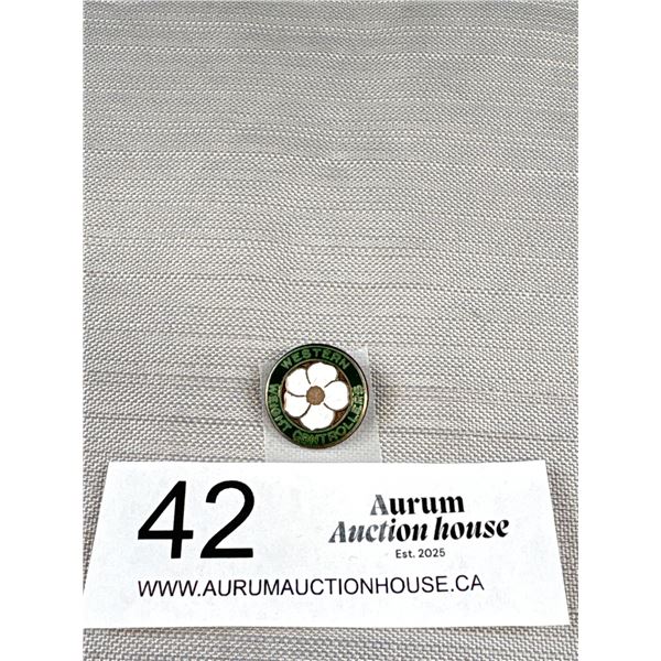 Western Weight Controllers Sterling + Enamel Pin