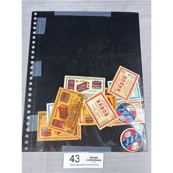 17 Pcs of Nabob + Blue Ribbon Coupons Etc