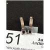 Image 2 : A Very Nice Pair of Heavy Quality "Fossil" Sterling Earrings