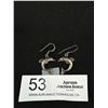 Image 1 : Pair of Sterling "Dolphin" Earrings