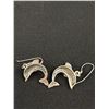 Image 3 : Pair of Sterling "Dolphin" Earrings