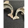 Image 4 : Pair of Sterling "Dolphin" Earrings