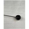 Image 2 : 1920s Black Crystal Top Hat Pin 9" Long