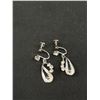 Image 2 : Very Pretty Sterling 1950s Earrings