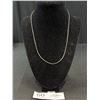 Image 1 : Nice 18" Sterling Box Link Necklace/Chain