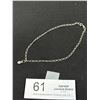 Image 3 : Sterling Ankle Bracelet w/ Heart Drop