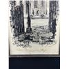 Image 3 : 1950s Madrid Spain Street Scenes, Signed "Fermini Santos" Each Approx 10" x 24"