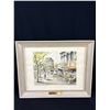 Image 6 : 2 1950s French Watercolor Pictures, by G.Lelong Each Approx 15" x 19"