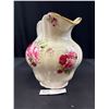 Image 2 : Large Antique Staffordshire Rose Water Pitcher Made in England, Approx 8" Tall