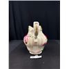 Image 4 : Large Antique Staffordshire Rose Water Pitcher Made in England, Approx 8" Tall
