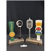 Image 1 : 4 Beer Tap Handles on Bases