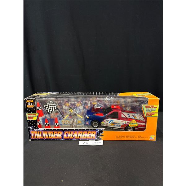 NIB Thunder Charger Drag Racing Truck w/ Accessories & Figure
