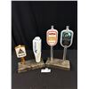 Image 1 : 4 Beer Tap Handles on Bases