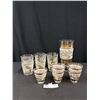 Image 1 : MCM Glass Barware - Low Ball Glasses and Decanter