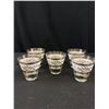 Image 4 : MCM Glass Barware - Low Ball Glasses and Decanter