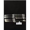 Image 2 : Early Silverplate Wm. Rogers 9" Ladle and Set of 10 1930s Cocktail Forks