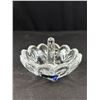 Image 2 : Gorgeous Cut Crystal Perfume Bottle, Waterford Ring Holder and Wedgwood Paperweight (Chip on Neck of