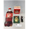 Image 1 : Vintage Coke Collectibles - Bottle Opener, Cards, Keychain and Stick on Bottle