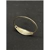 Image 2 : Vintage Silver Fushia Enamel Abalone Inlay Bangle Fabulous Colour!