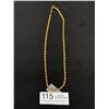 Image 1 : Vintage Gold Rope Chain Necklace Solid! Heavy