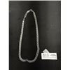 Image 1 : Heavy Large Rhodium Plated Link Necklace Solid! Quality!