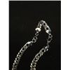 Image 2 : Heavy Large Rhodium Plated Link Necklace Solid! Quality!