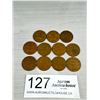 Image 1 : Early Canada 1 Cent Coin, 24, 25, 27, 28, 29, 33, 32, 34, 34. Very Nice Condition