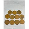 Image 2 : Early Canada 1 Cent Coin, 24, 25, 27, 28, 29, 33, 32, 34, 34. Very Nice Condition