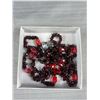 Image 3 : Quality Vintage Double Strand Blood Red Genuine Garnet Goon Necklace