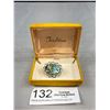 Image 1 : Quality C.1970 Silver Genuine Abalone Brooch Beauty!