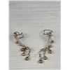 Image 2 : Very Unique! Vintage Sterling Silver Ear Cuffs Cool!