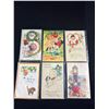 Image 2 : Lot of 11 Vintage  Postcards, Thanksgiving, Happy New Year +