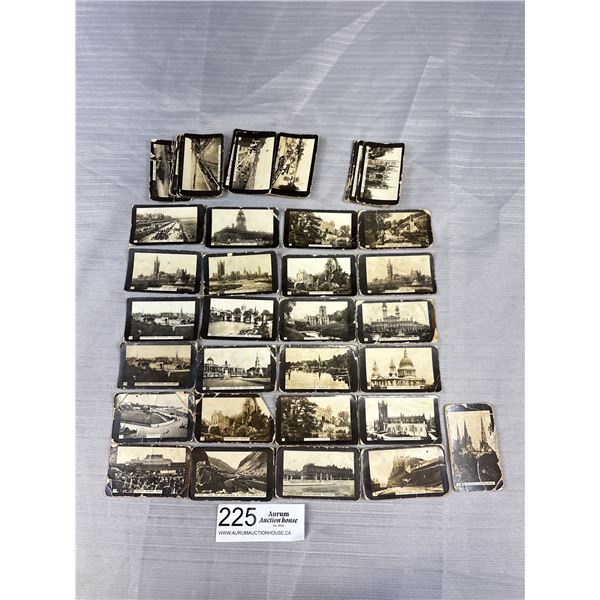 Lot of Antique Photographic Cigarette Cards