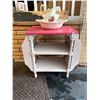 Image 1 : MCM Pink End Table w/ Wash Basin and Pitcher