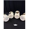 Image 3 : Style Eyes by Baum Bros, Ceramic Rooster Canisters Set of 4 Jars NEW