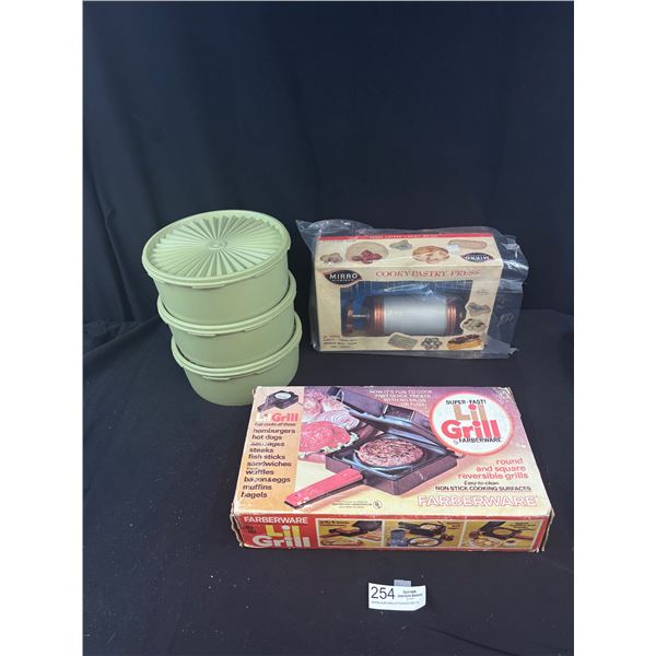 Vintae Tupperware, Cooky Pastry Press and Grill