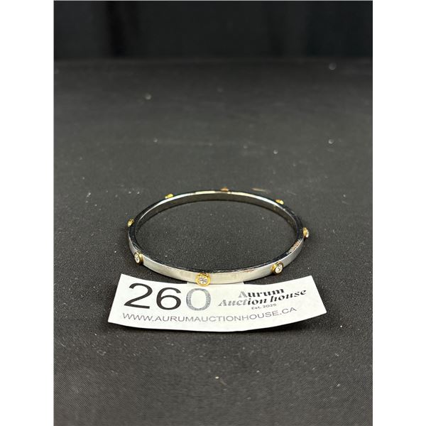 Great Silver Bangle, Looks Like Cartier Design