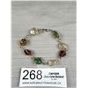 Image 1 : Vintage Hand Crafted Semi Precious Stones Bracelet