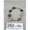 Image 2 : Vintage Hand Crafted Semi Precious Stones Bracelet