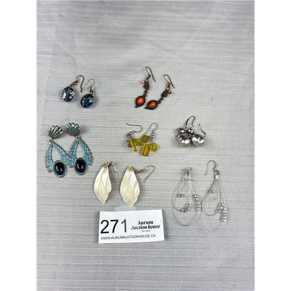 Several Pairs of Vintage Dangle Earrings