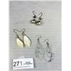 Image 4 : Several Pairs of Vintage Dangle Earrings