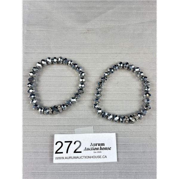2 Beads Stretch Bracelets