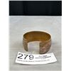 Image 3 : Solid Heavy Hand Crafted Native American Copper Open Cuff Link Bangle