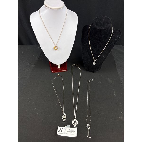 5 Necklaces in Case