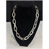 Image 4 : 2 Vintage Silver Tone Links Chain Necklaces