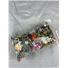 Image 4 : 2 Bags of Various Jewelry Lot of Broken Beads, Parts, + Some Watches